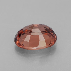 Zircon Gemstone in 9 x 7 mm (calibrated) Size for Sale, Zircon Stone in Rose Orange Color