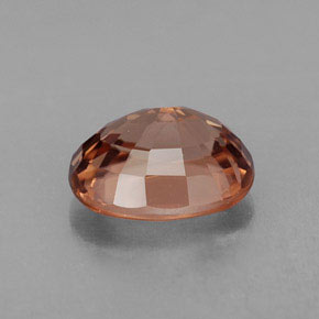 Zircon Gemstone in 9 x 7 mm (calibrated) Size for Sale, Zircon Stone in Rose Orange Color