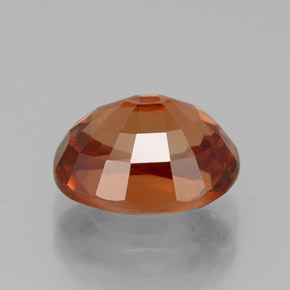 Zircon Gemstone in 9 x 7 mm (calibrated) Size for Sale, Zircon Stone in Orange Color