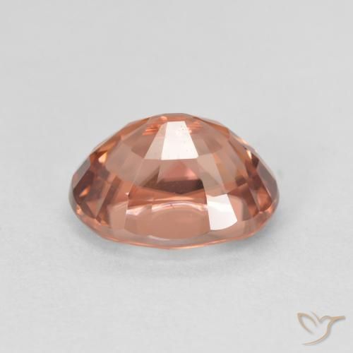 Zircon Gemstone in 9 x 7 mm (calibrated) Size for Sale, Zircon Stone in Raspberry Pink Color