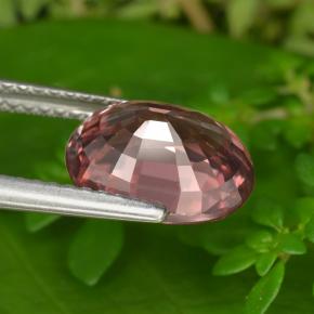 Zircon Gemstone in 10 x 8 mm (calibrated) Size for Sale, Zircon Stone in Pink Rose Color