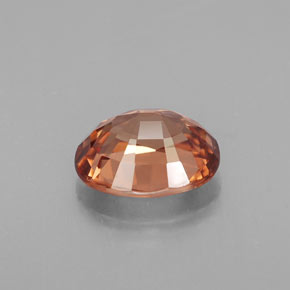 Zircon Gemstone in 9 x 7 mm (calibrated) Size for Sale, Zircon Stone in Orange Color