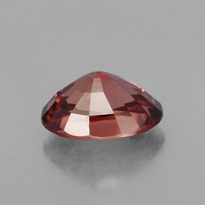 Zircon Gemstone in 9.8 x 7.3 mm Size for Sale, Zircon Stone in Rose Orange Color