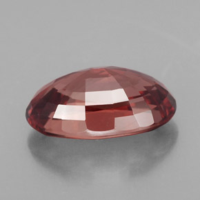 Zircon Gemstone in 12.2 x 7.6 mm Size for Sale, Zircon Stone in Rose Color