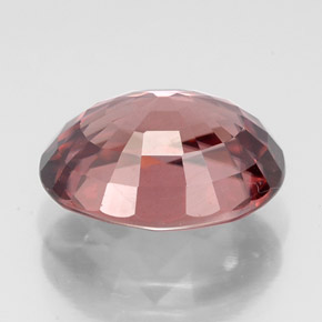 Zircon Gemstone in 11 x 9 mm (calibrated) Size for Sale, Zircon Stone in Rose Color
