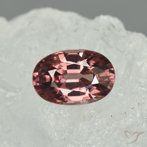 10.8 x 7.3mm Oval Facet Red Zircon from Tanzania, Weight of 3.93ct, Natural untreated Gemstone in VVS Clarity, 1pc Zircon - Color: Deep Red, Mohs Hardness of 6.5 - 7.5 suitable for daily wear jewelry, Exhibits Exceptional Fire, Photo A