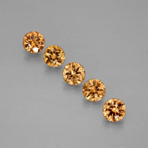 1.66 ct Yellow Zircon Stone, Natural Zircon in Diamond-Cut Shape for Sale