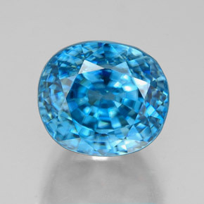7.4ct Oval Facet Blue Zircon Gem for sale 7.4ct Oval Facet Blue Zircon Gem (ID: 317050)