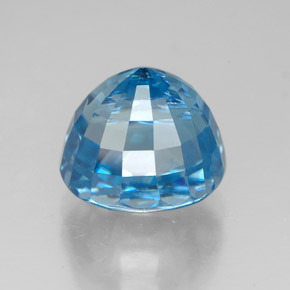 Zircon Gemstone in 9.5 x 8.4 mm Size for Sale, Zircon Stone in Blue Color