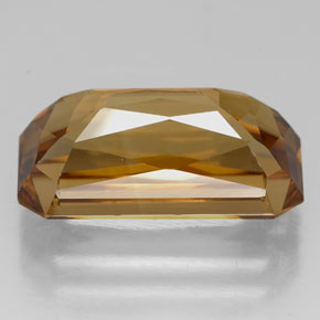 Zircon Gemstone in 14.1 x 7.3 mm Size for Sale, Zircon Stone in Yellow Golden Color
