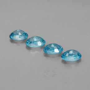 Zircon Gemstone in 6.1 x 4.2 mm Size for Sale, Zircon Stone in Blue Color
