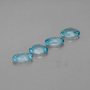 Zircon Gemstone in 6 x 4 mm (calibrated) Size for Sale, Zircon Stone in Blue Color