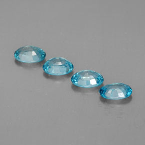 Zircon Gemstone in 6 x 4 mm (calibrated) Size for Sale, Zircon Stone in Blue Color