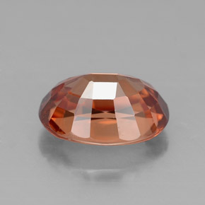 Zircon Gemstone in 9 x 7 mm (calibrated) Size for Sale, Zircon Stone in Orange Color