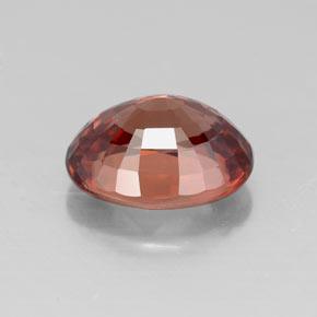 Zircon Gemstone in 9 x 7 mm (calibrated) Size for Sale, Zircon Stone in Medium Red Color