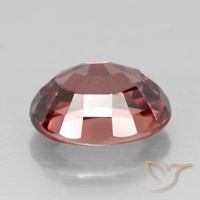 Zircon Gemstone in 9 x 7 mm (calibrated) Size for Sale, Zircon Stone in Dark Red Color
