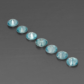 Zircon Gemstone in 4.5 mm Size for Sale, Zircon Stone in Blue Color