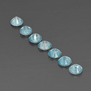 Zircon Gemstone in 4.7 mm Size for Sale, Zircon Stone in Blue Color