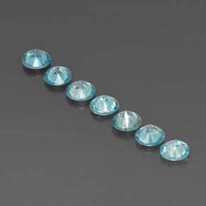 Zircon Gemstone in 4.6 mm Size for Sale, Zircon Stone in Blue Color