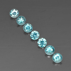 Light Blue Zircon Gem - 0.6ct Diamond-Cut (ID: 318674)