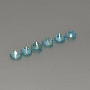 Zircon Gemstone in 4.4 mm Size for Sale, Zircon Stone in Blue Color