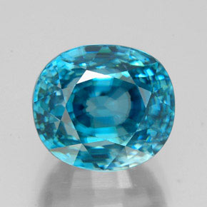 7.5ct Oval Facet Blue Zircon Gem for sale 7.5ct Oval Facet Blue Zircon Gem (ID: 325146)