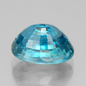 Zircon Gemstone in 10.5 x 7.3 mm Size for Sale, Zircon Stone in Blue Color