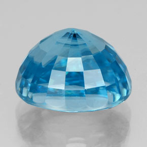 Zircon Gemstone in 10.1 x 8.7 mm Size for Sale, Zircon Stone in Blue Color