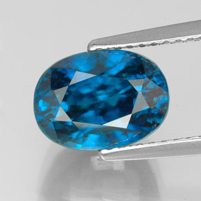 5.8ct Oval Facet Blue Zircon for sale thumb image of 5.8ct Oval Facet Blue Zircon (ID: 327339)
