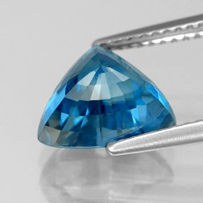 Zircon Gemstone in 9.9 x 8.4 mm Size for Sale, Zircon Stone in Blue Color