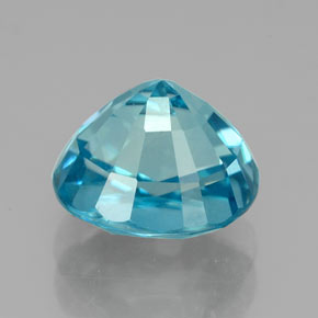 Zircon Gemstone in 8.6 x 7.4 mm Size for Sale, Zircon Stone in Blue Color