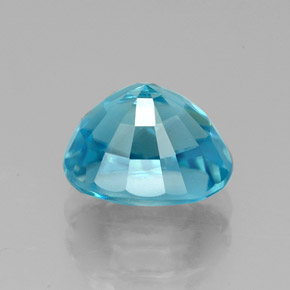 Zircon Gemstone in 8.5 x 7.1 mm Size for Sale, Zircon Stone in Blue Color