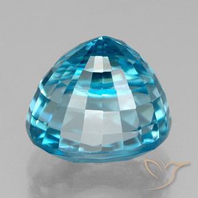 Zircon Gemstone in 9.5 x 8.1 mm Size for Sale, Zircon Stone in Blue Color