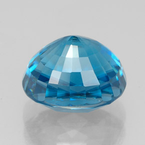Zircon Gemstone in 9.5 x 8.1 mm Size for Sale, Zircon Stone in Blue Color