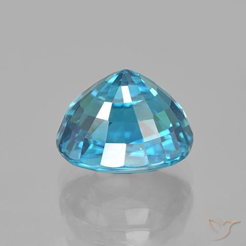 Best Blue Zircon for a Solitaire Ring | Large Size, Top Color