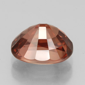 Zircon Gemstone in 9 x 7 mm (calibrated) Size for Sale, Zircon Stone in Rose Orange Color