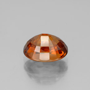 Zircon Gemstone in 9 x 7 mm (calibrated) Size for Sale, Zircon Stone in Rose Orange Color