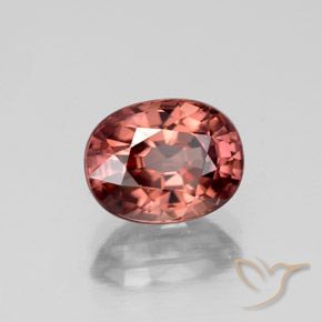 Best Red Zircon for a December Birthstone Ring | AAA Color, Top Quality Cut