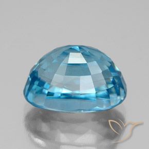 Zircon Gemstone in 12.2 x 8.7 mm Size for Sale, Zircon Stone in Blue Color