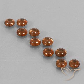 6.70ctw Natural Deep Orange Zircon, Round, Transparent