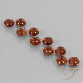 6.64ctw Natural Fire Orange Zircon, Round, Transparent