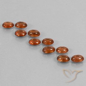 7.62ctw Natural Reddish Brown Zircon, Oval, Transparent
