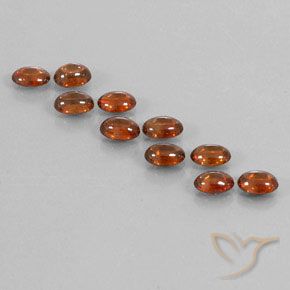 7.73 ct Brown Zircon, 6.1 x 4.3 mm Oval Cut From Sri Lanka, Photo A