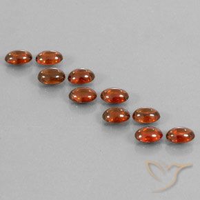 7.53ctw Natural Reddish Orange Zircon, Oval, Transparent