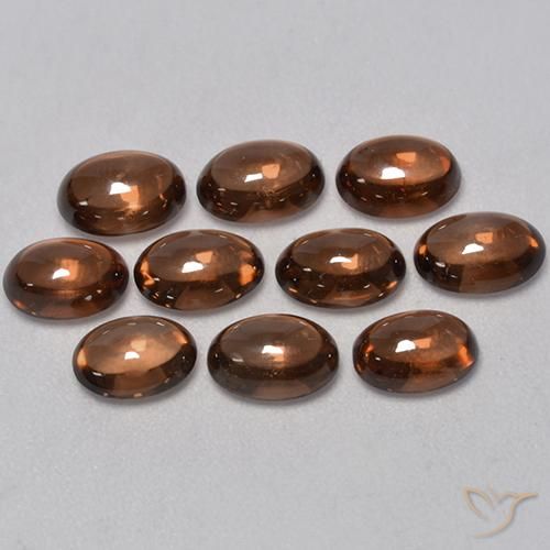 7.93ctw Natural Medium Brown Zircon, Oval, Transparent