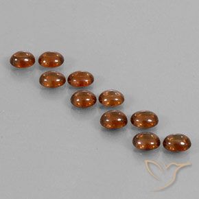 10.23ctw Natural Dark Orange Zircon, Oval, Transparent