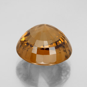 Zircon Gemstone in 14.8 mm Size for Sale, Zircon Stone in Yellow Golden Color