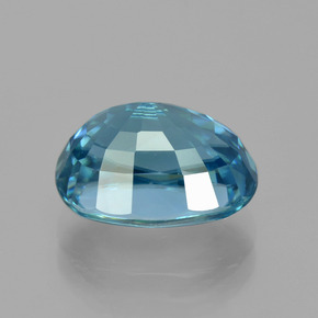 Zircon Gemstone in 11.5 x 8.6 mm Size for Sale, Zircon Stone in Swiss Blue Color