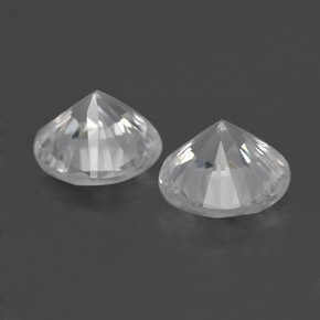 Zircon Gemstone in 4.5 mm Size for Sale, Zircon Stone in White Color