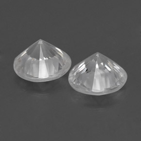 Zircon Gemstone in 4.5 mm Size for Sale, Zircon Stone in White Color